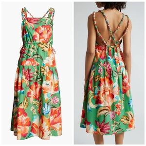 FARM Rio Multicolor Floral Dress - size Large